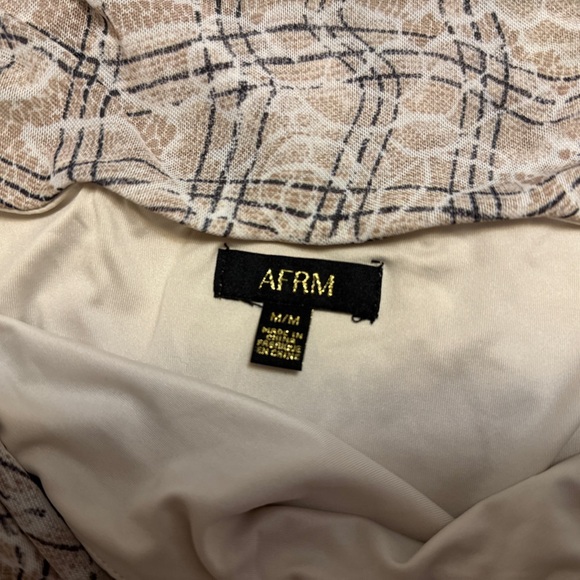 AFRM Revolve Maxine Bodysuit in Lace Plaid - Picture 5 of 5